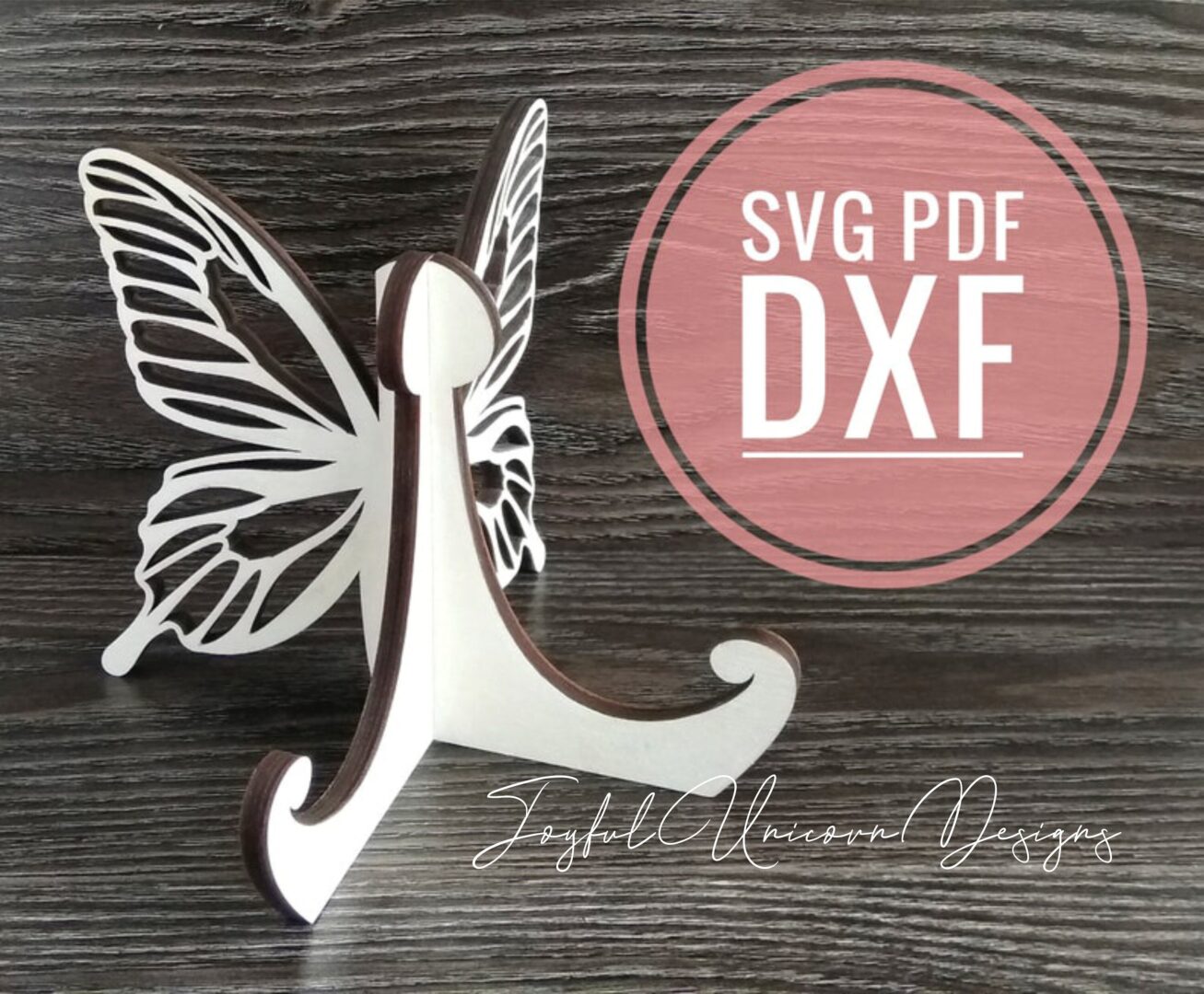 Easel Stands Bundle SVG, Glowforge Ready file, Laser Cut Easel Stands, Wood Easel Stand, Easel Display Stand SVG, Wood Plate Holder - Image 3