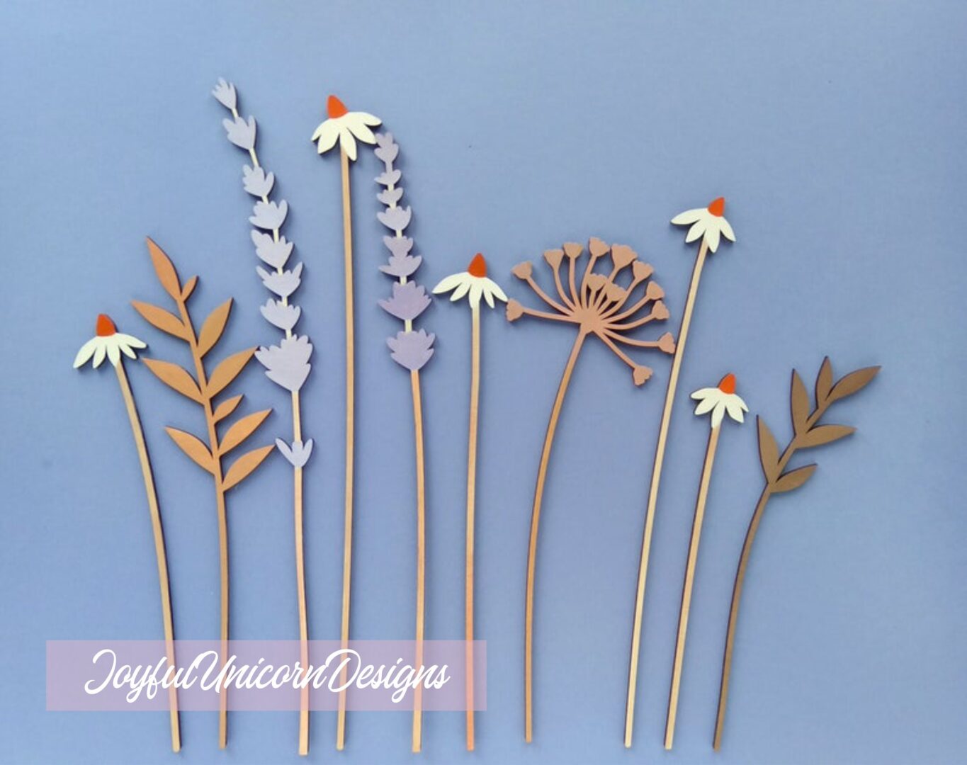 Wildflower SVG, Laser Cut Flowers SVG, Wildflower Bundle SVG, Wildflower Bouquet svg, Laser cut File for Cricut and Glowforge, Wood flowers - Image 5