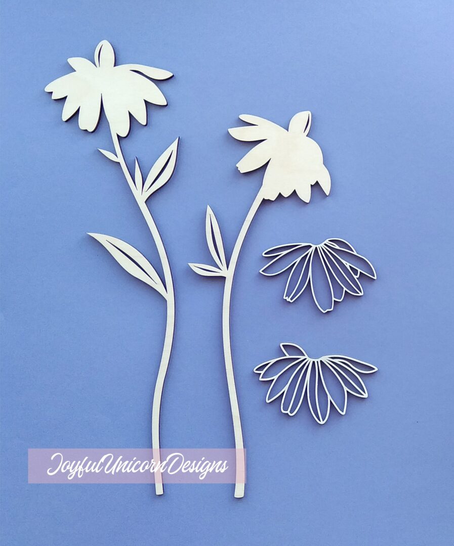 Black Eyed Susan Flower SVG, Echinacea Flower SVG, Wildflower SVG, Laser Cut File for Cricut and Glowforge, Vector Flower svg - Image 2