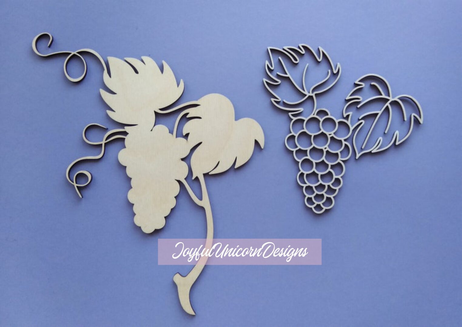 Grape SVG, Grape Branch SVG, Laser Cut Plant, Fruit SVG, Glowforge and Cricut Ready File, Layered Flower svg, Laser Cut File - Image 2