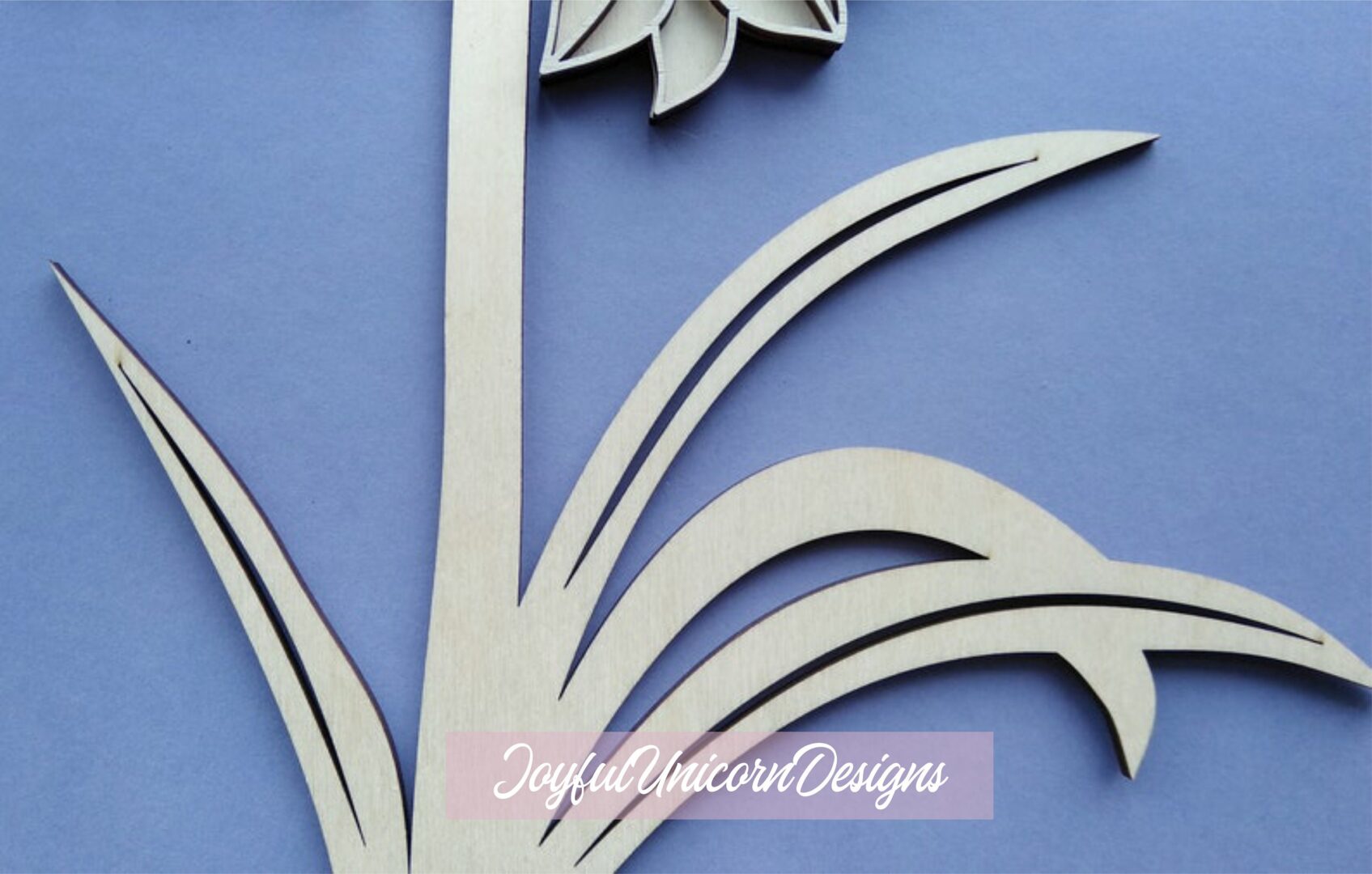 Amaryllis Flower SVG, Home Plant SVG, Laser Cut Flower for Cricut and Glowforge, Laser Cut Plant, Layered Flower SVG - Image 3
