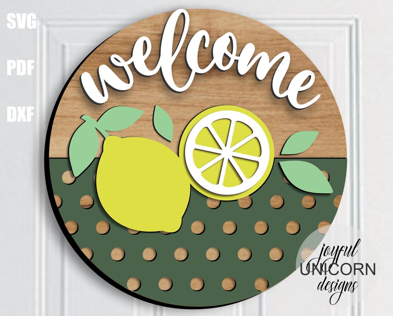 Summer Round Sign Bundle, Summer Door Hangers Bundle, Summer Welcome Signs, Cricut and Glowforge Ready File, CNC File, Laser Cut Files - Image 2