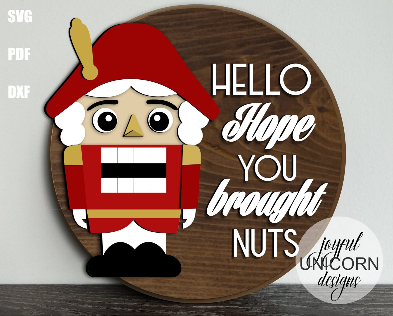 Christmas Door Hanger SVG Bundle, Glowforge Ready Files, Christmas Welcome Signs, Front Door Decor, Winter Holiday Signs, Laser Cut Files - Image 3