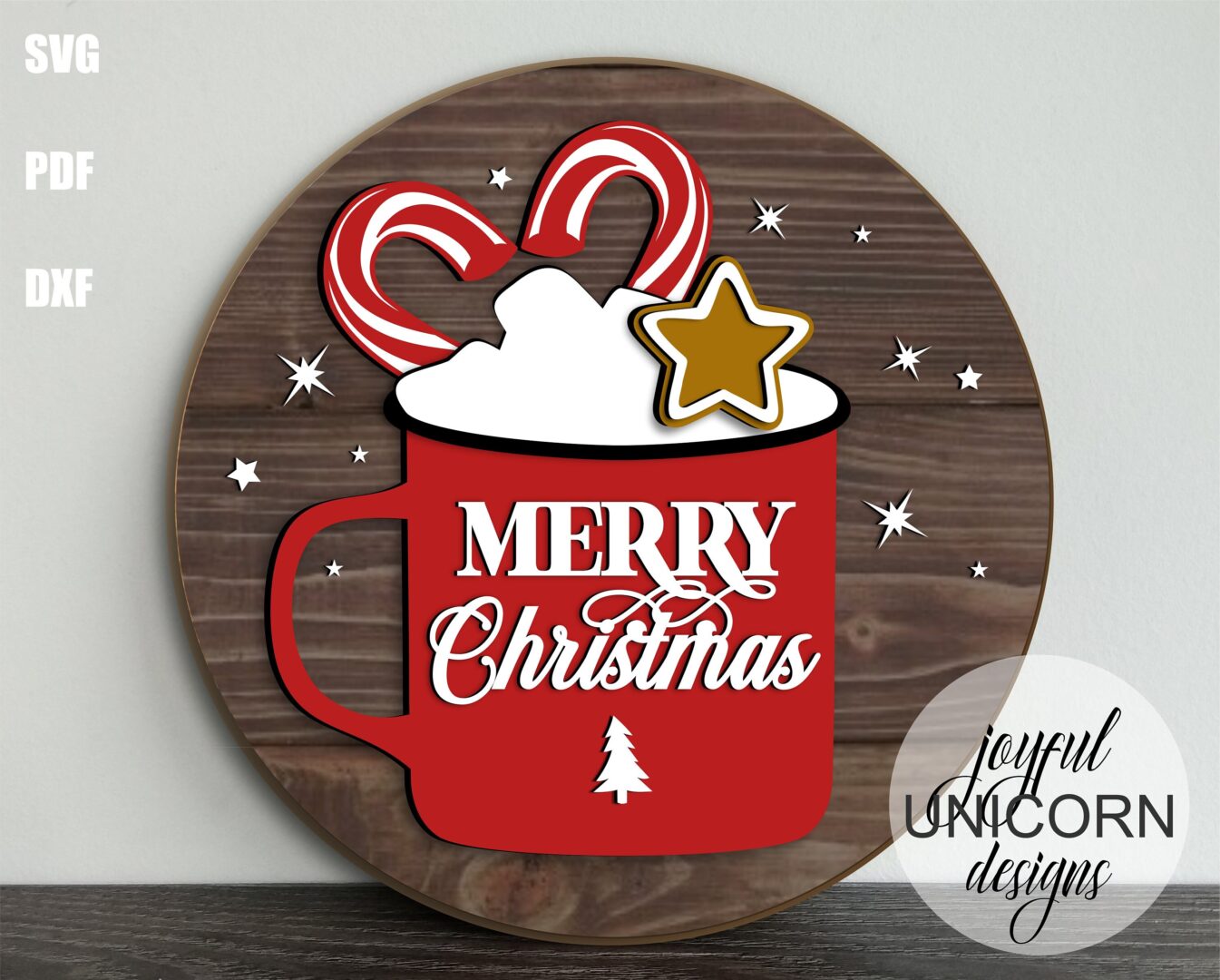 Christmas Door Hanger SVG Bundle, Glowforge Ready Files, Christmas Welcome Signs, Front Door Decor, Winter Holiday Signs, Laser Cut Files - Image 4