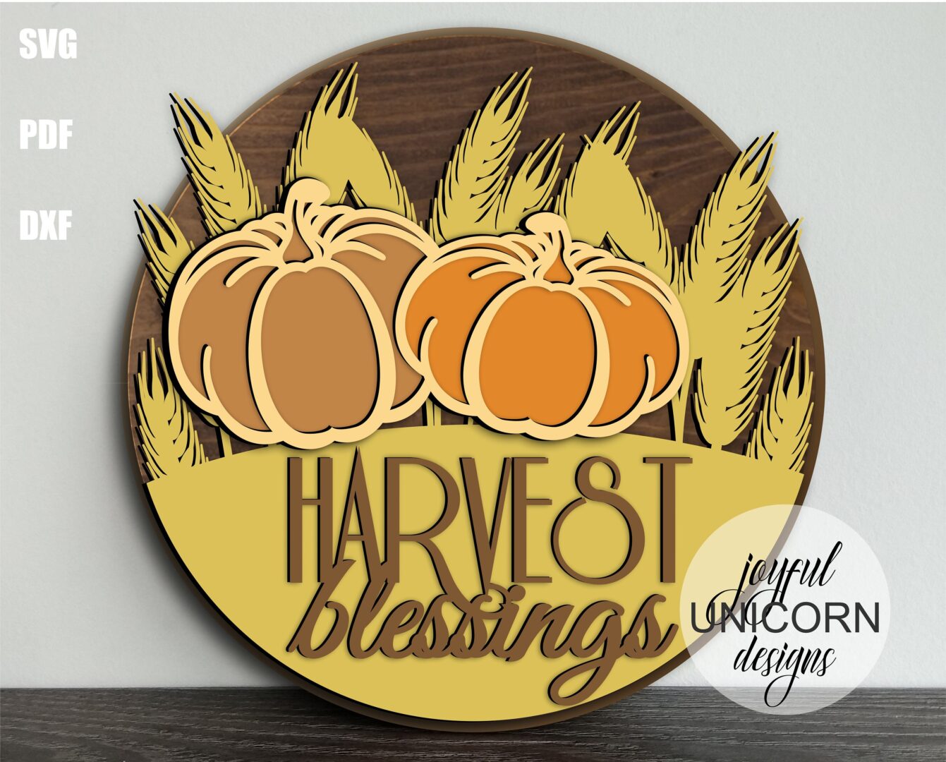 Autumn Door Hangers SVG Bundle, Fall Welcome Signs, Glowforge and Cricut Ready Files, Laser Cut Files, Autumn Front Door Decor SVG - Image 3