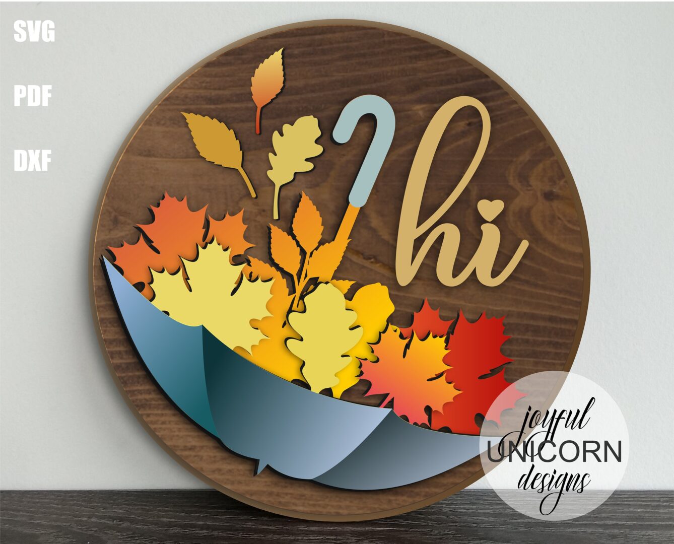 Fall Round Sign Bundle SVG file, Autumn Door Hanger Bundle SVG, Fall Welcome Sign SVG, Fall Front Door Sign svg, Glowforge Ready file - Image 6