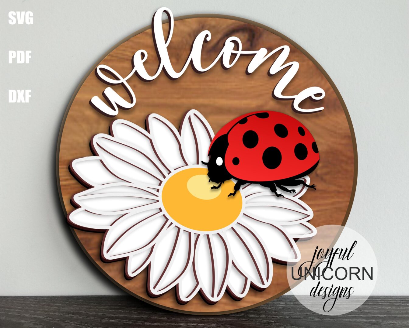 Spring Door Hangers SVG Bundle, Spring Welcome Signs, Glowforge and Cricut Ready Files, Spring Welcome Signs, Front Door Signs SVG - Image 7