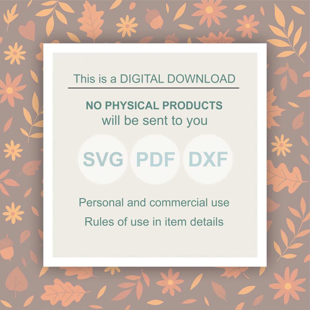Hello Pumpkin Round Sign SVG Pumpkin Mug Door Hanger SVG Fall Welcome Sign SVG Autumn Leaves Door Hanger Glowforge Cricut cnc Ready File - Image 5