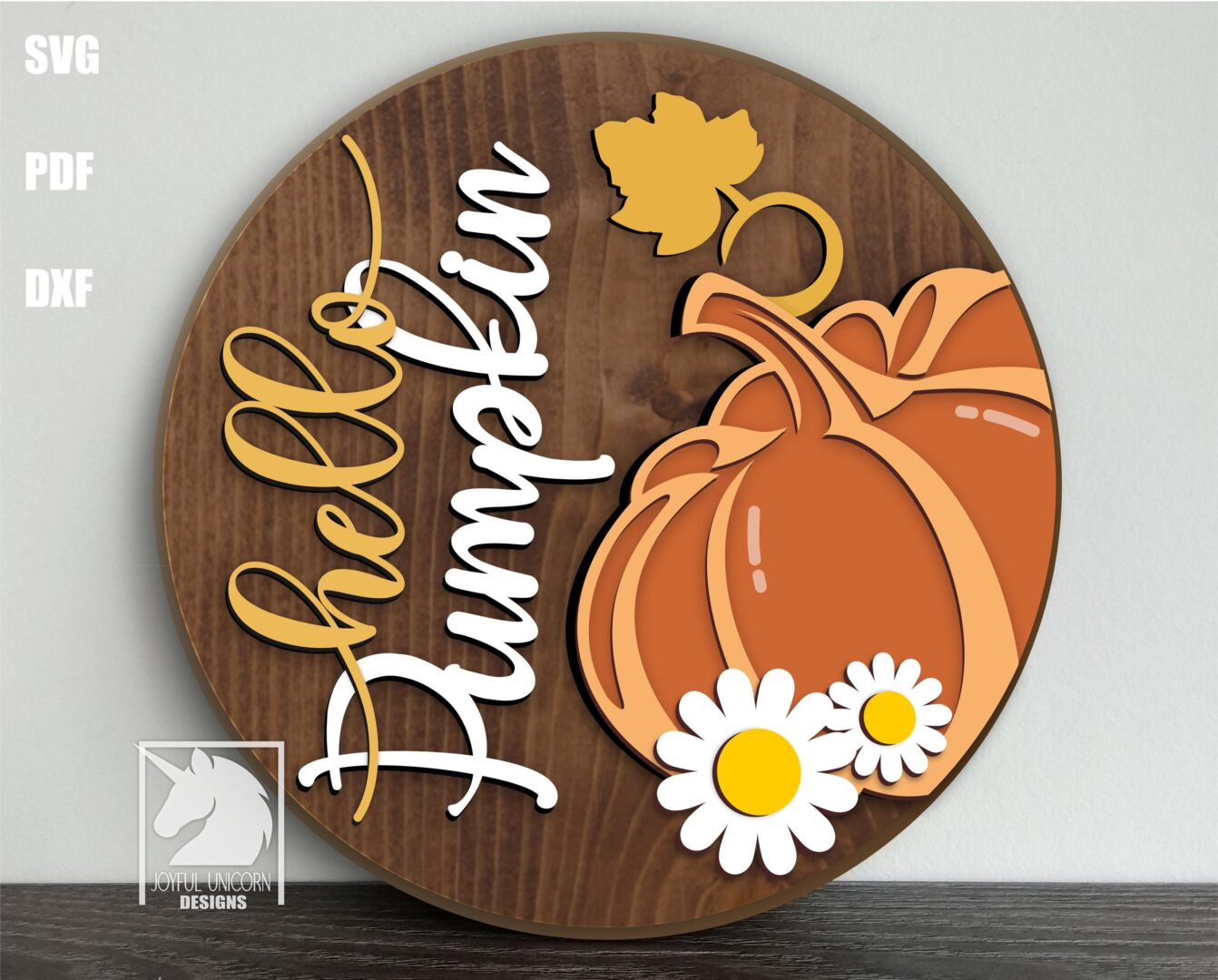 Fall Round Signs SVG Bundle, Pumpkin Door Hanger SVG, Fall Gnome Welcome Sign, Thanksgiving Day Laser Cut File for Glowforge, Xtool, Cricut - Image 7
